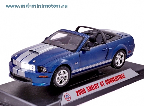 Shelby Ford GT 500 Convertible 2008 (blue)