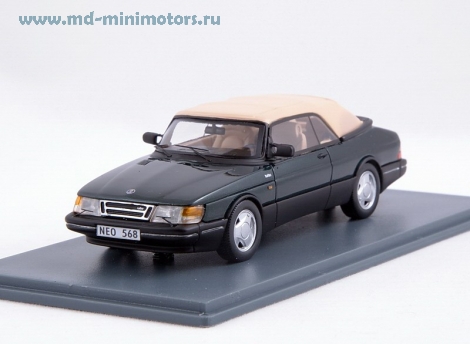 SAAB 900 Cabrio Closed (metal green)