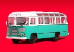 ПАЗ 672М (бело-зелёный)
