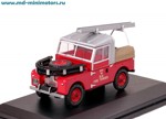 Red Land Rover 88 Fire Brittish Rail