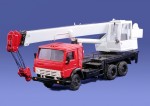 Камаз 53212 Автокран (белый)