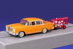 Mercedes-Benz 220 SE (W 111) краш-тест с ракетным ускорителем