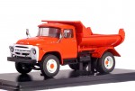 ЗИЛ ММЗ-555 самосвал (ранняя облицовка радиатора) «Автоэкспорт» 1974 (оранжевый)