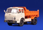 МАЗ 503Б самосвал (бело-оранжевый)