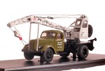Автокран ЛАЗ-690 на шасси ЗИЛ-164 (хаки-серый)