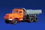 КрАЗ 256 Б1 самосвал (оранжевый-серый)